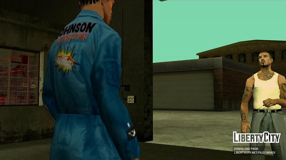 Johnson's Garage - комбинезон для CJ / GTA San Andreas