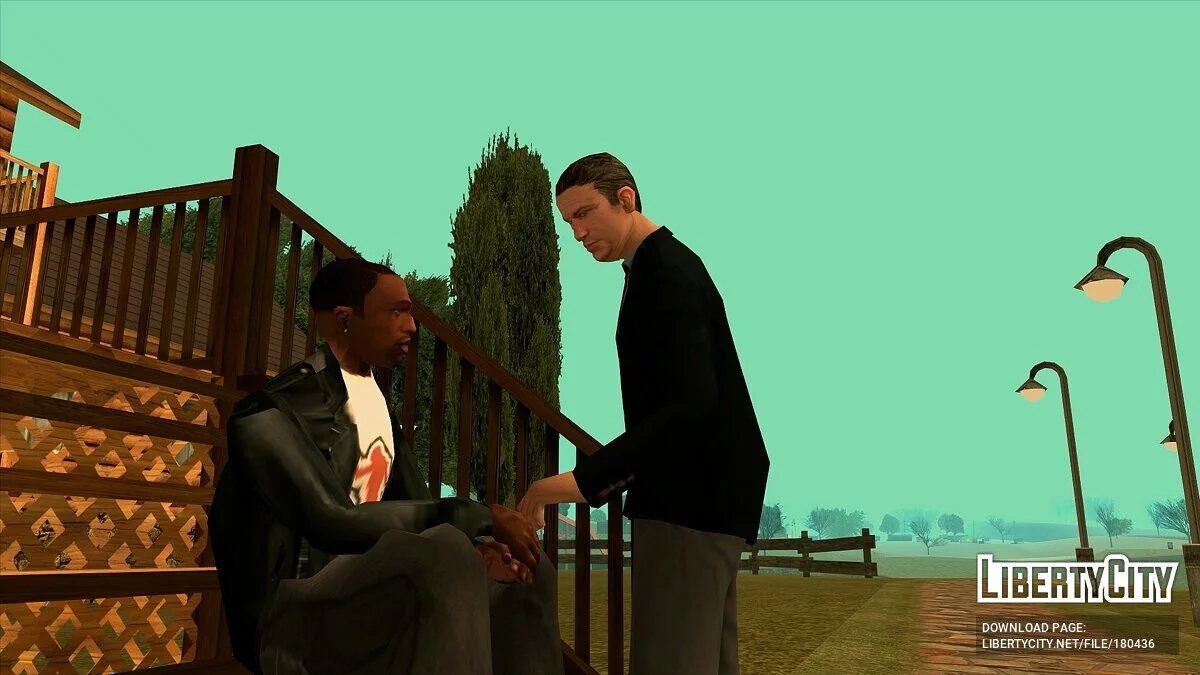 Кожаная куртка с футболкой / GTA San Andreas