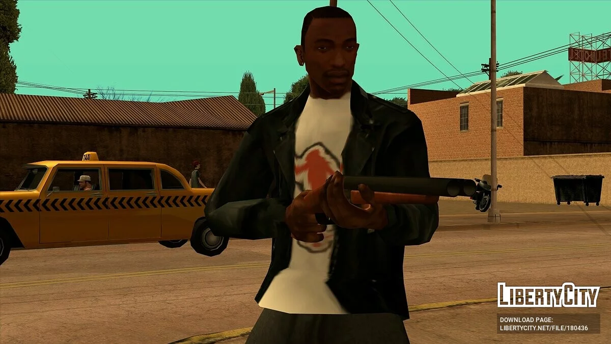Кожаная куртка с футболкой / GTA San Andreas
