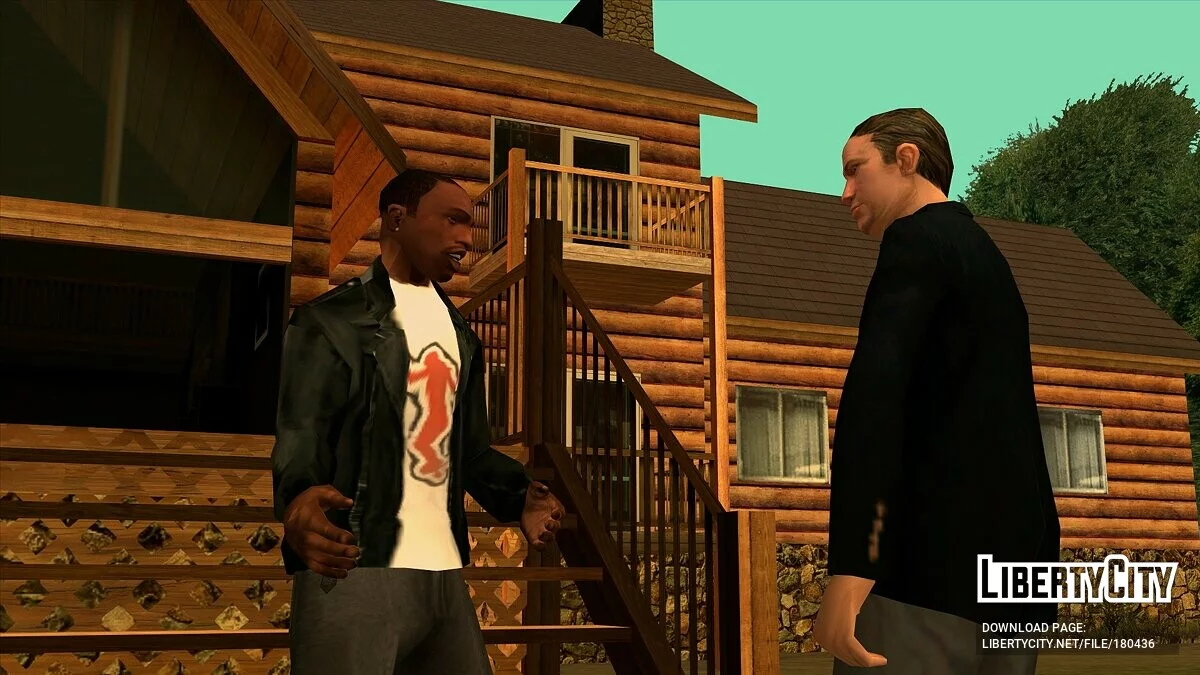 Кожаная куртка с футболкой / GTA San Andreas