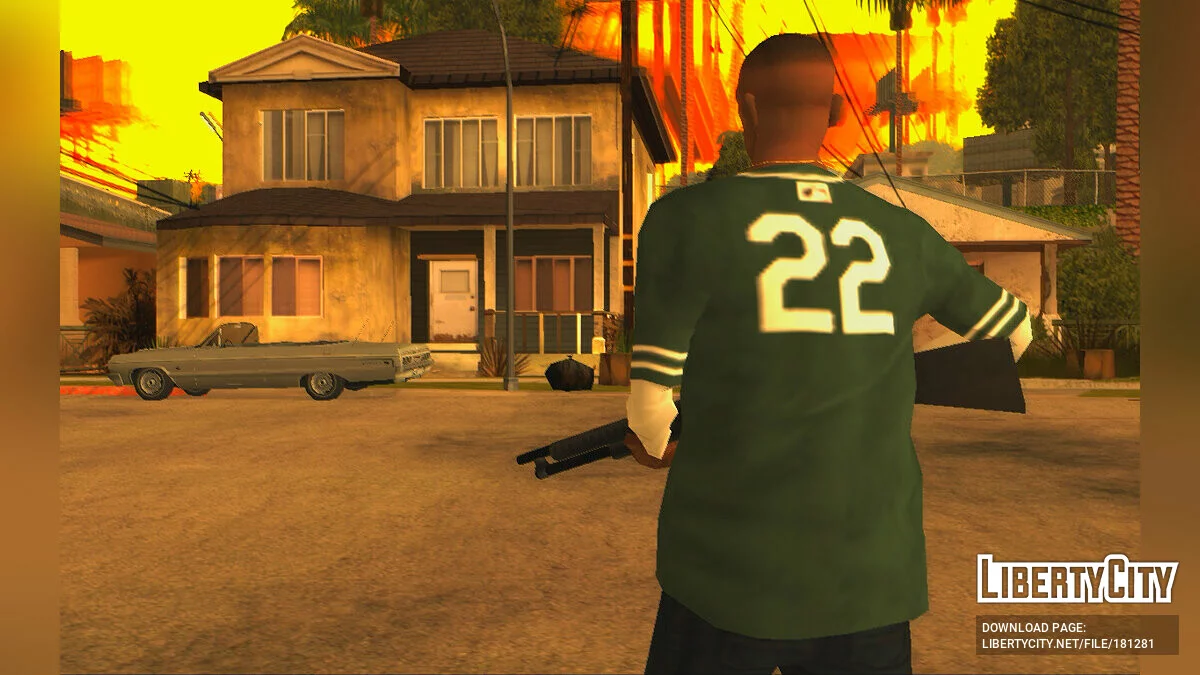 Бейсбольная майка Los Santos Saints / GTA San Andreas