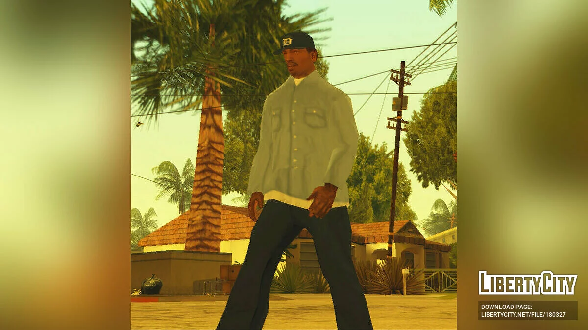 Небесно-голубая рубашка / GTA San Andreas