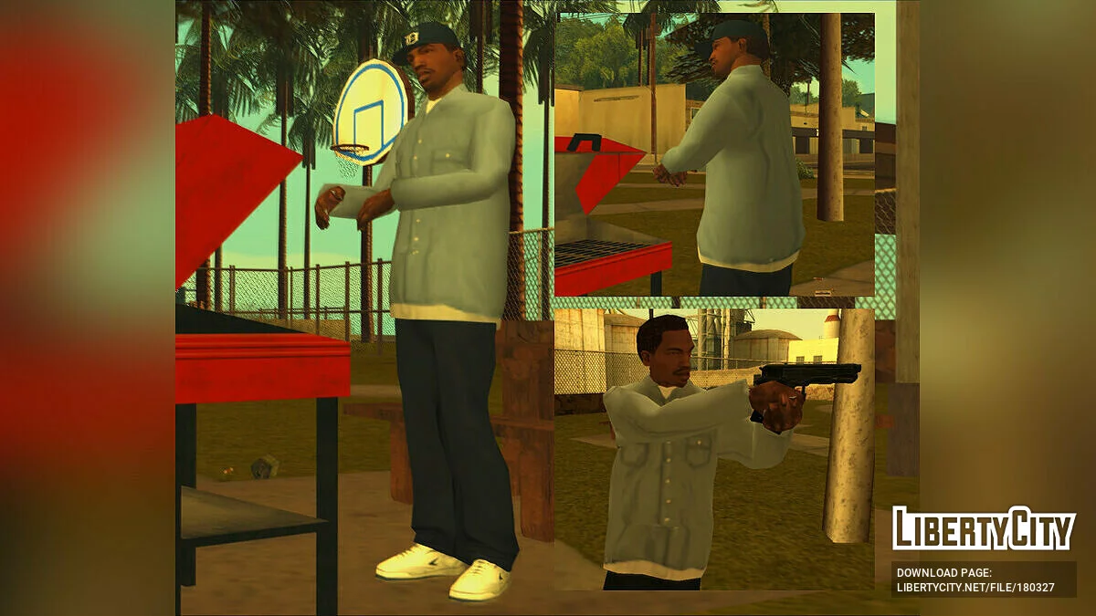 Небесно-голубая рубашка / GTA San Andreas