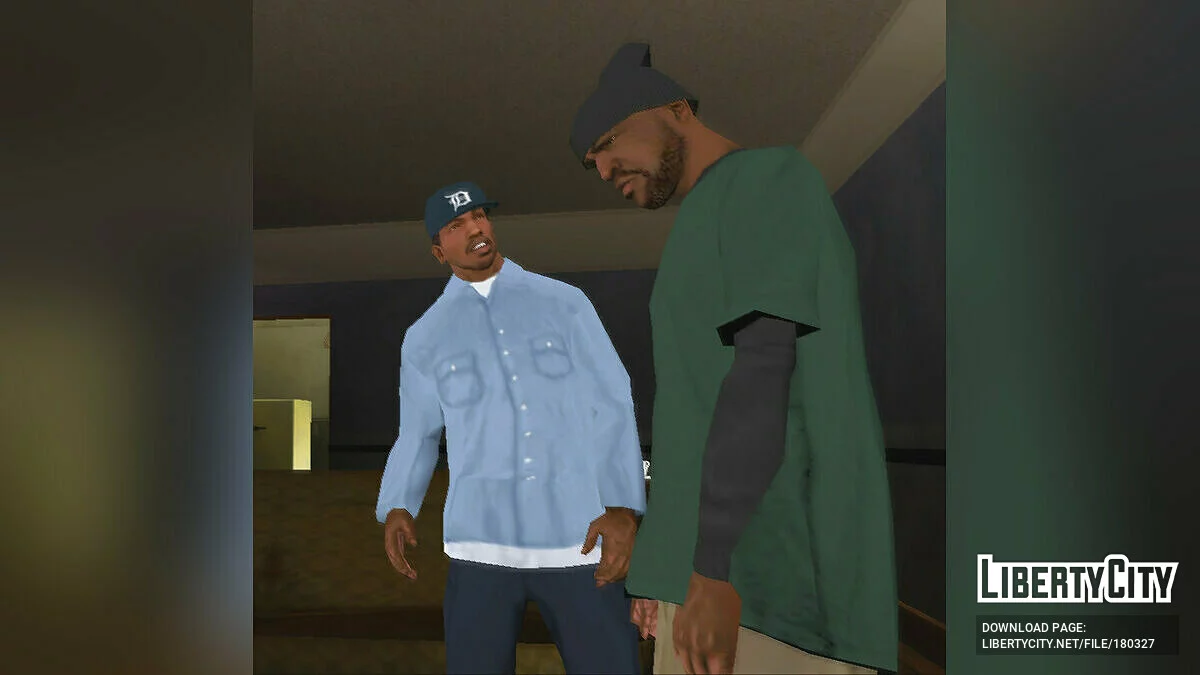 Небесно-голубая рубашка / GTA San Andreas