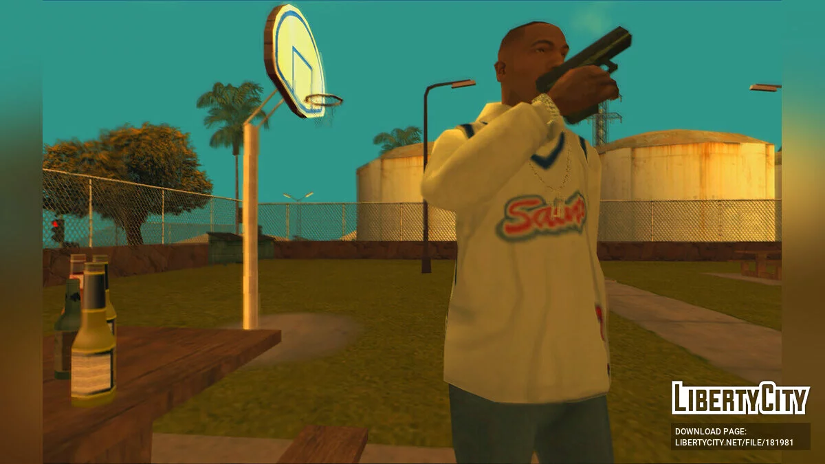 Толстовка с баскетбольной майкой / GTA San Andreas