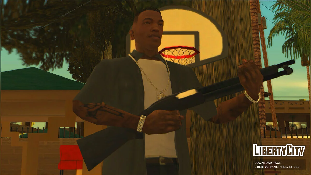 Расстегнутая рубашка с коротким рукавом / GTA San Andreas