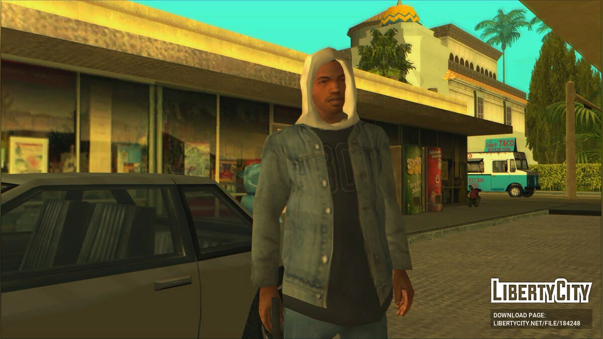 Джинсовая куртка с капюшоном / GTA San Andreas