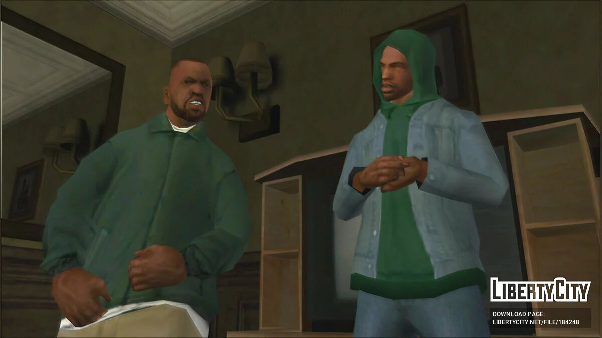 Джинсовая куртка с капюшоном / GTA San Andreas
