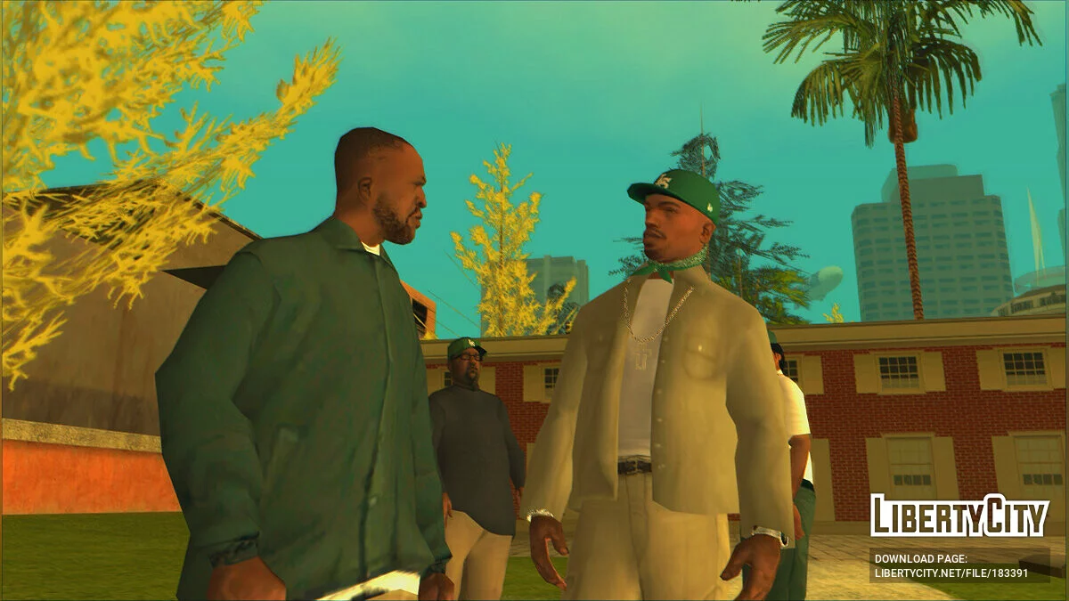 Расстегнутая рубашка с длинным рукавом / GTA San Andreas