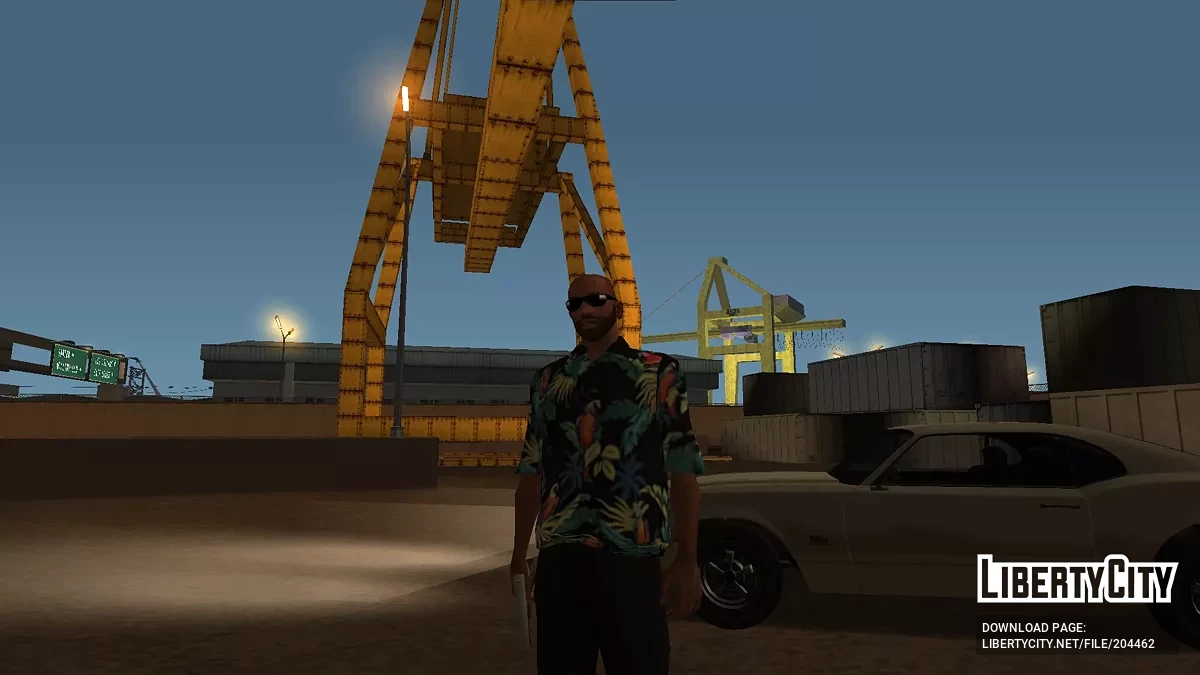 Большая рубашка Max Payne для CJ / GTA San Andreas