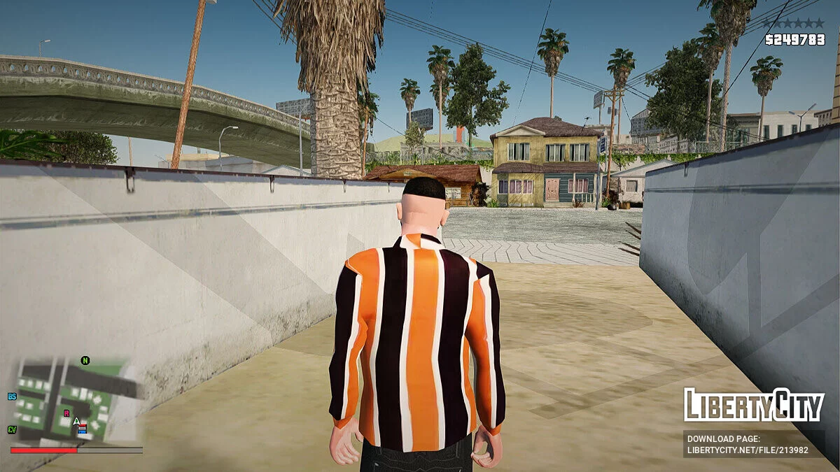 Полосатая рубашка / GTA San Andreas