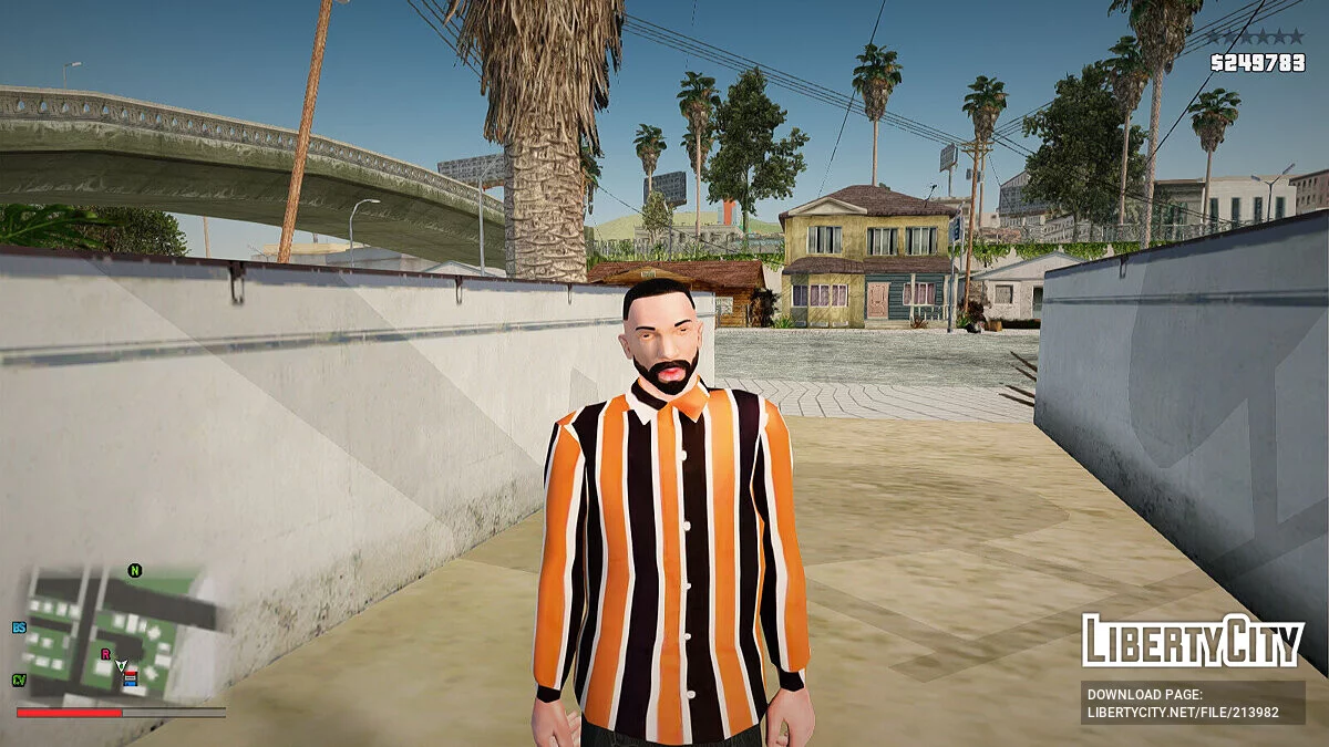 Полосатая рубашка / GTA San Andreas