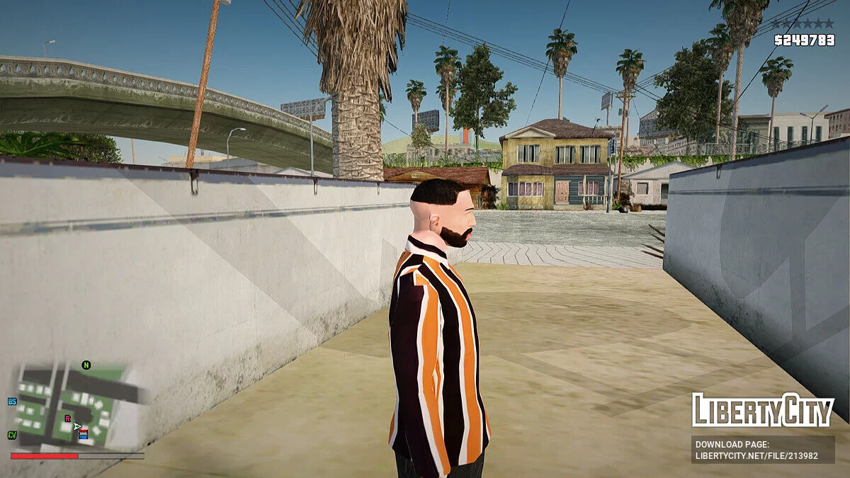 Полосатая рубашка / GTA San Andreas