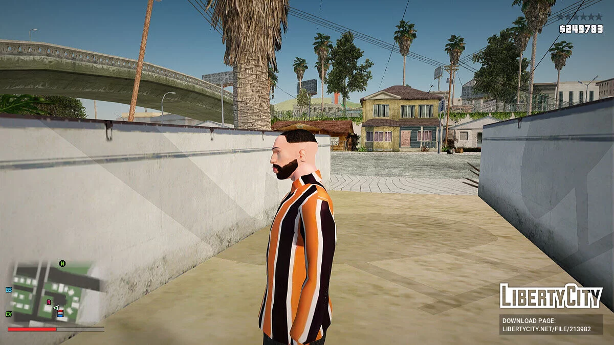 Полосатая рубашка / GTA San Andreas