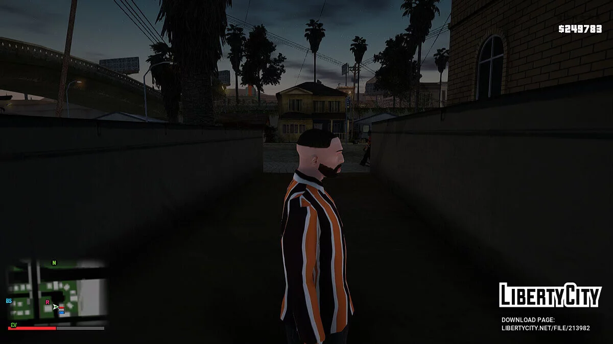 Полосатая рубашка / GTA San Andreas