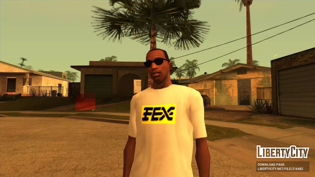 Футболка - Мерч группы FEX / GTA San Andreas
