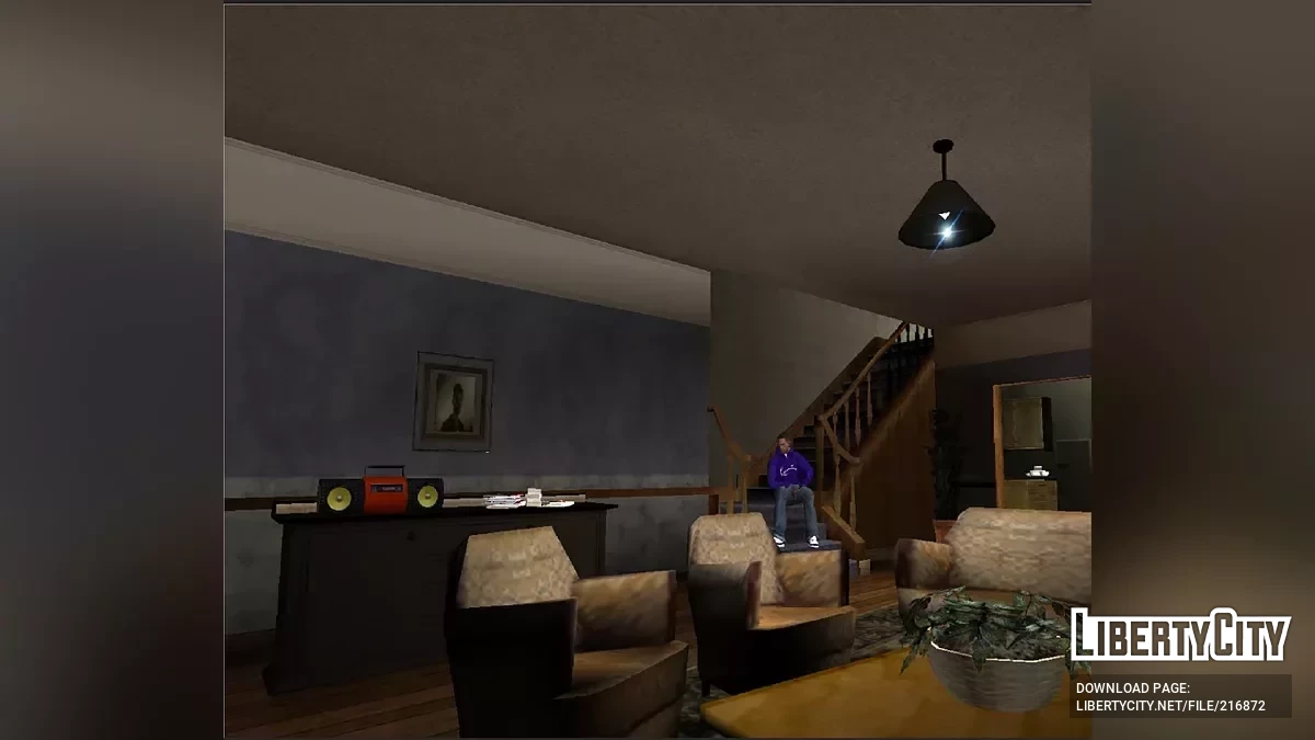 Синяя толстовка Тупака Шакура от Karl Kani / GTA San Andreas
