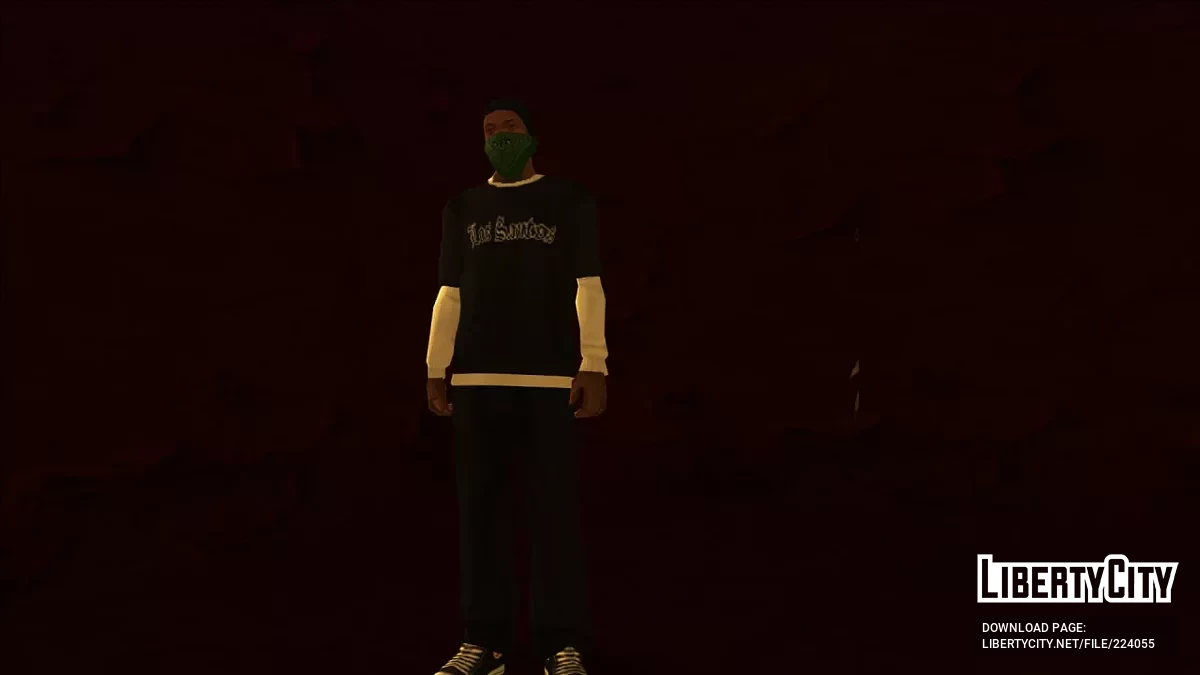 Ретекстур двухслойной футболки с длинным рукавами / GTA San Andreas