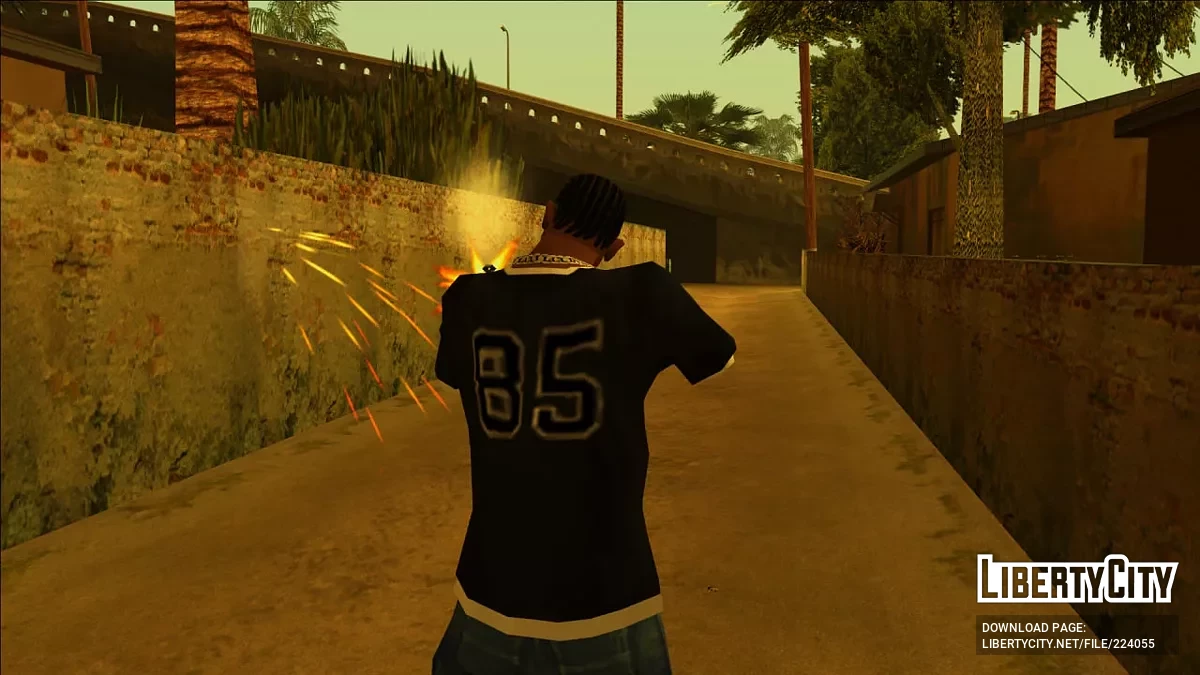 Ретекстур двухслойной футболки с длинным рукавами / GTA San Andreas