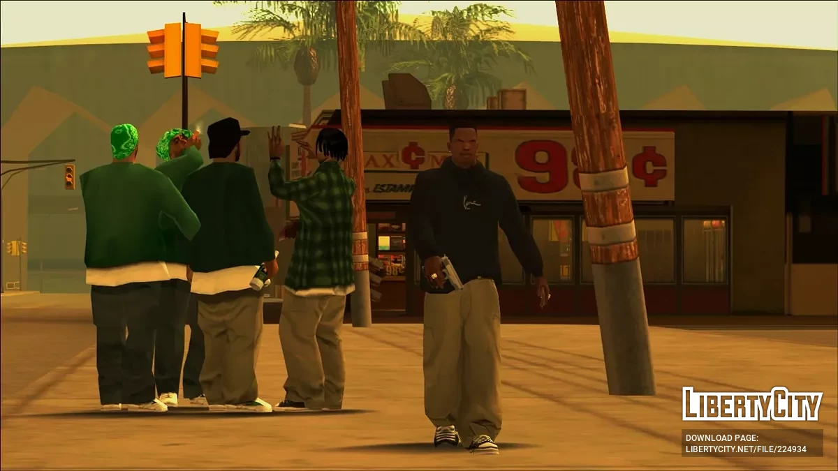Karl Kani Black Hoodie / GTA San Andreas