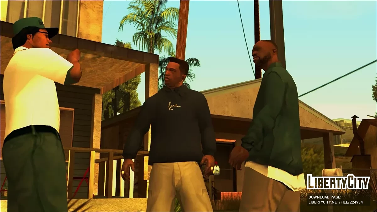 Karl Kani Black Hoodie / GTA San Andreas