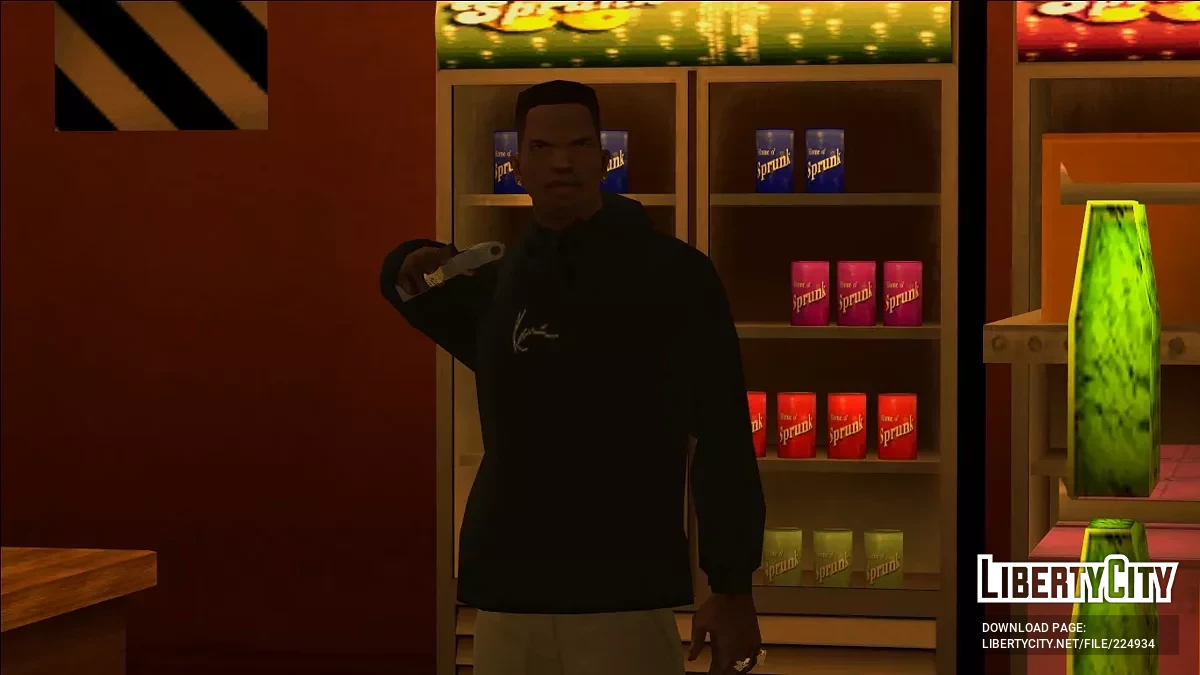 Karl Kani Black Hoodie / GTA San Andreas