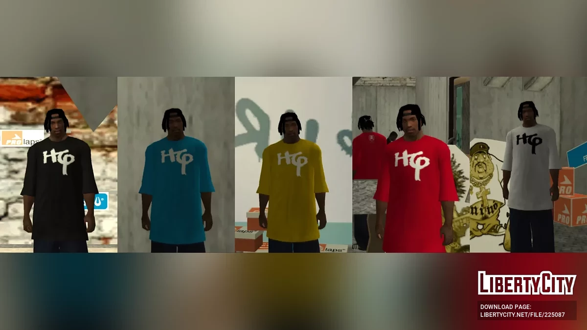 Футболки группы Hemp Gru — коллекция DIIL 2025 / GTA San Andreas