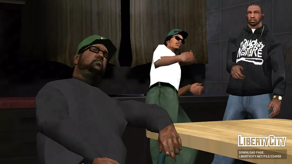 Толстовка Naughty By Nature / GTA San Andreas