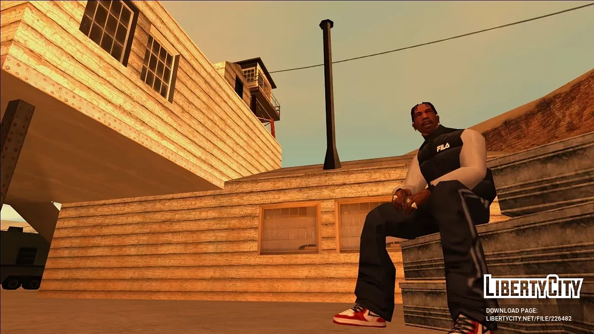 Down jacket with sweater Fila / GTA San Andreas