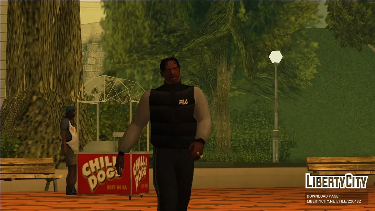 Down jacket with sweater Fila / GTA San Andreas