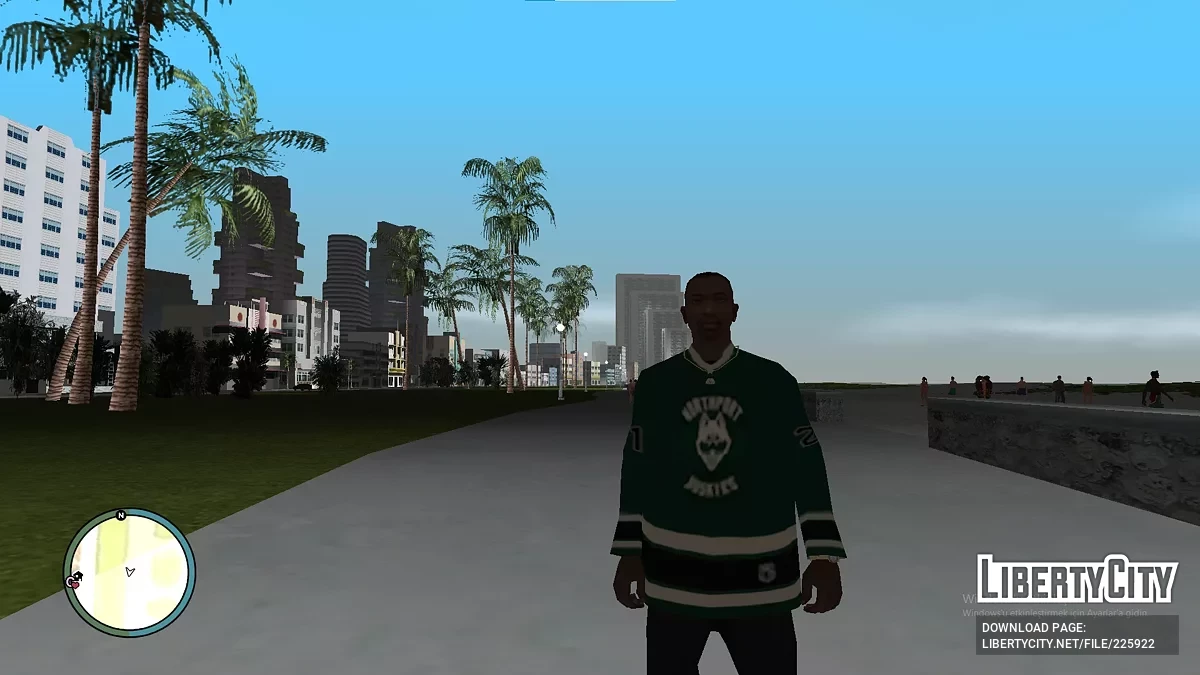 Вымышленная хоккейная форма Northport Huskies для CJ / GTA San Andreas