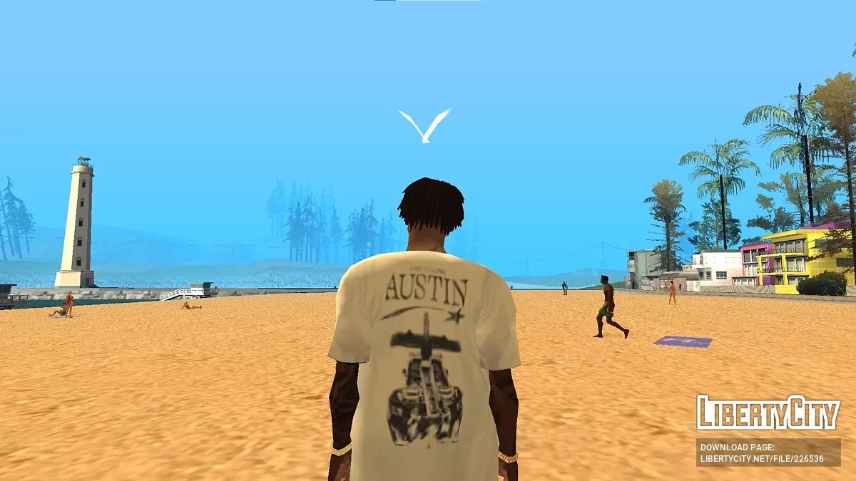 Футболка Hellstar x Post Malone для CJ / GTA San Andreas