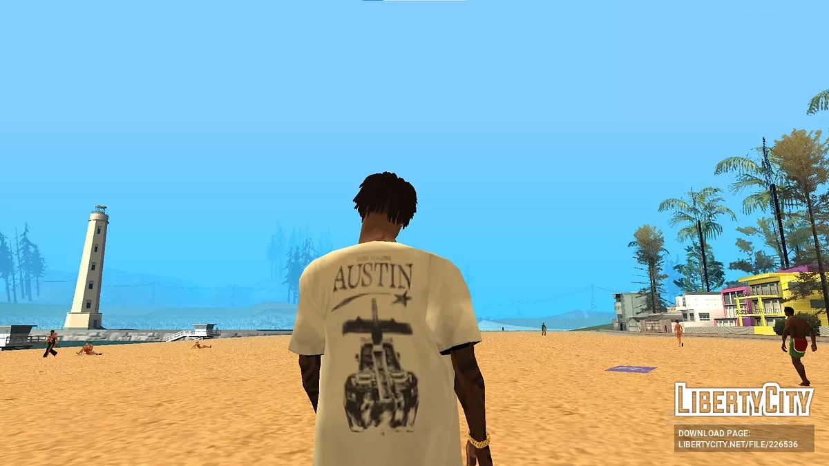 Футболка Hellstar x Post Malone для CJ / GTA San Andreas