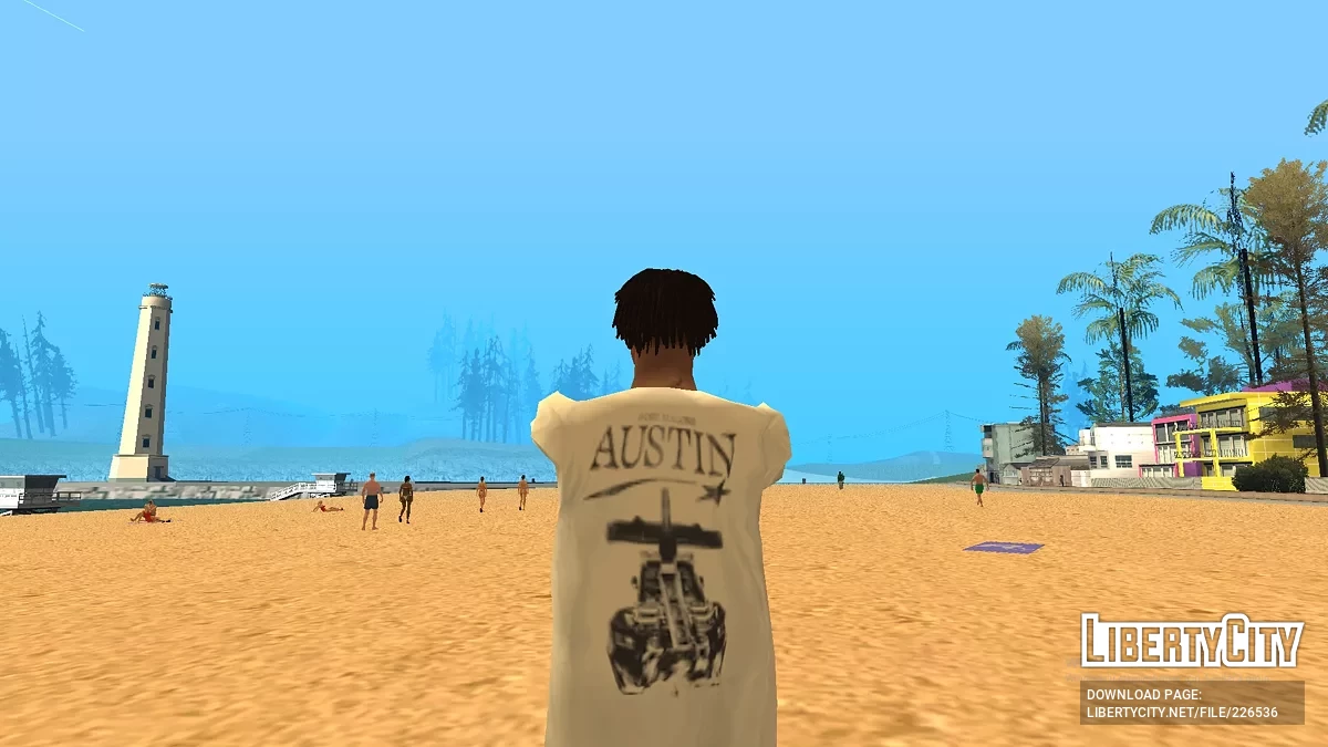 Футболка Hellstar x Post Malone для CJ / GTA San Andreas