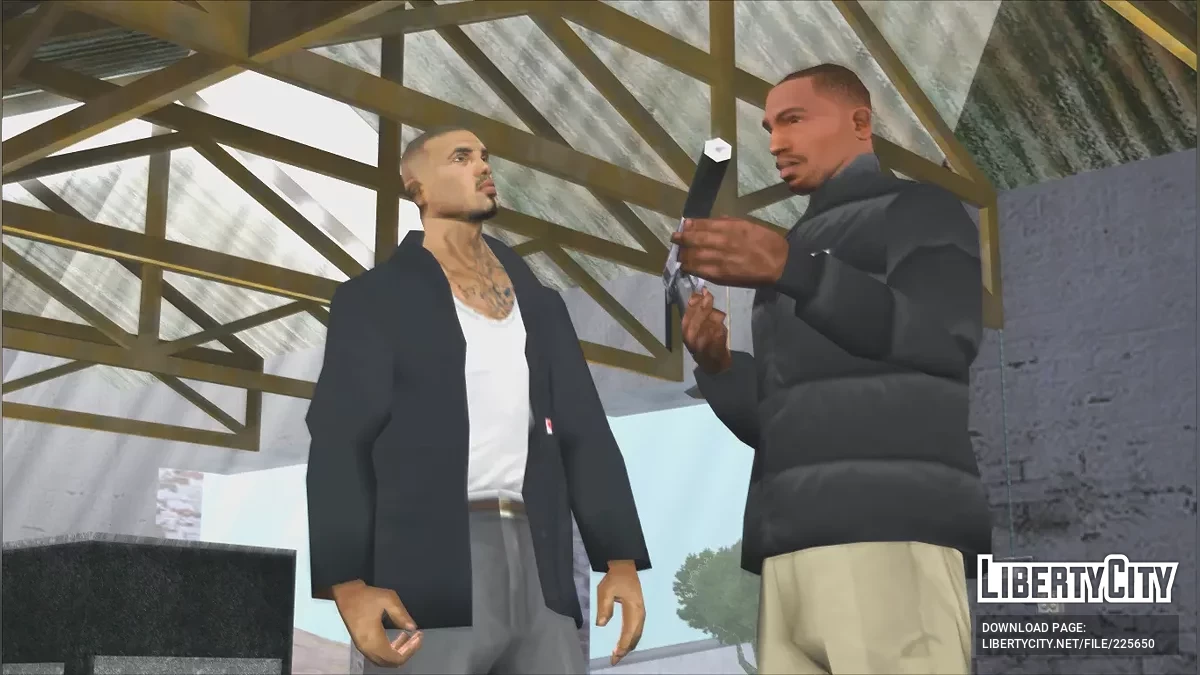 Новая пуховая куртка / GTA San Andreas