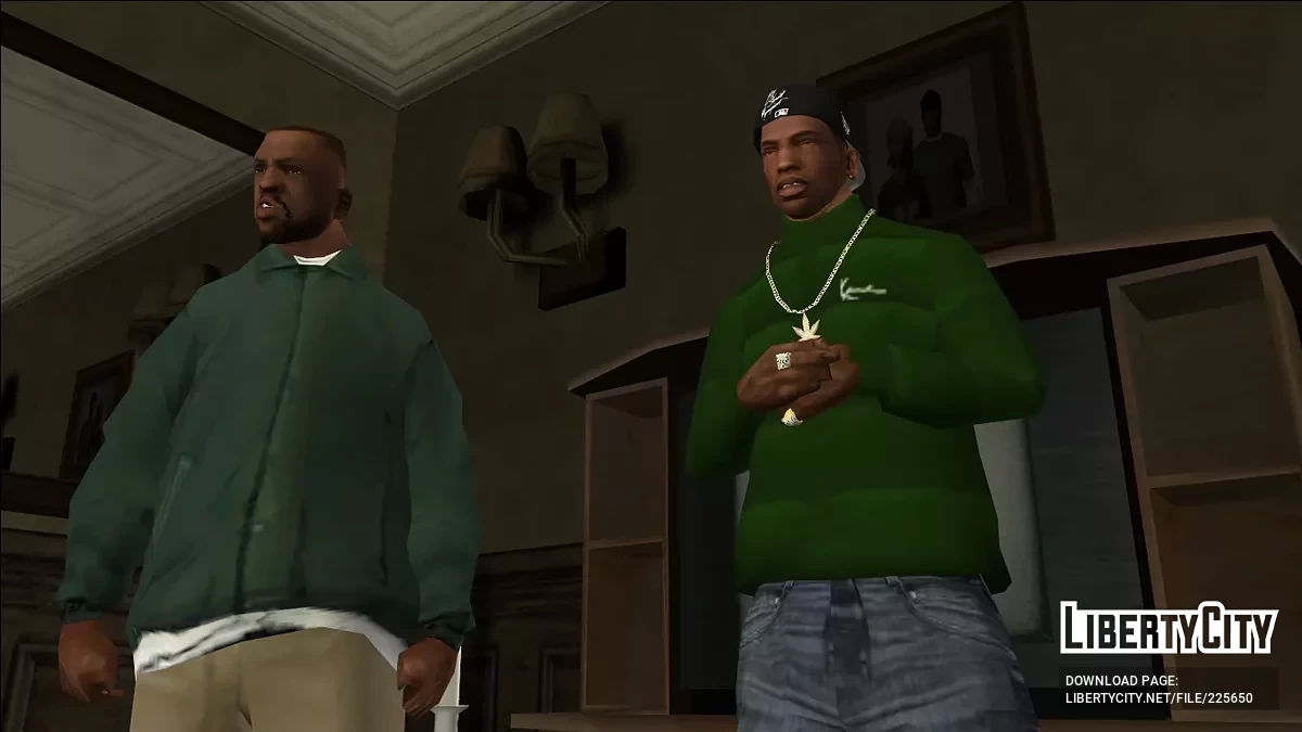 Новая пуховая куртка / GTA San Andreas
