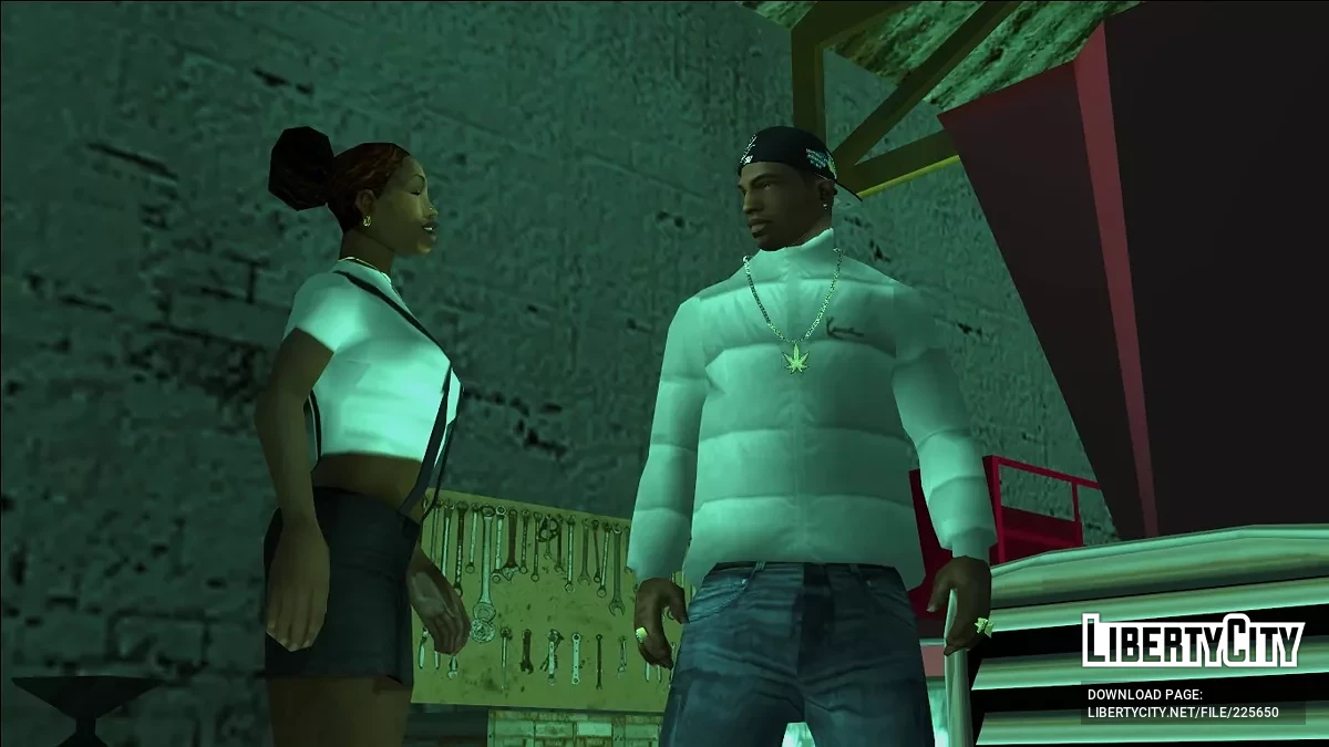 Новая пуховая куртка / GTA San Andreas