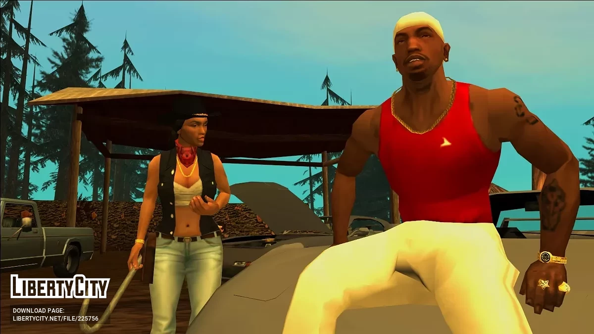 Новая Красная Майка / GTA San Andreas