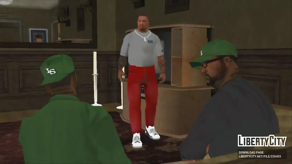 Наряд Трея Стайлза из THE BOYZ / GTA San Andreas