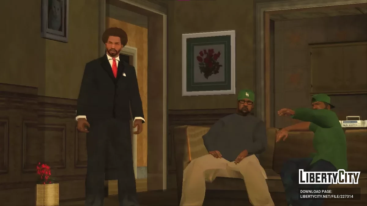 Коллекция новых костюмов с галстуком для CJ / GTA San Andreas