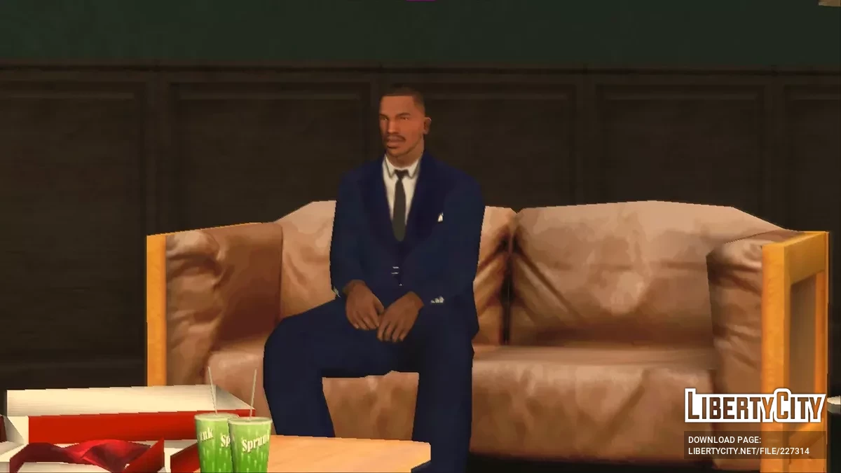 Коллекция новых костюмов с галстуком для CJ / GTA San Andreas