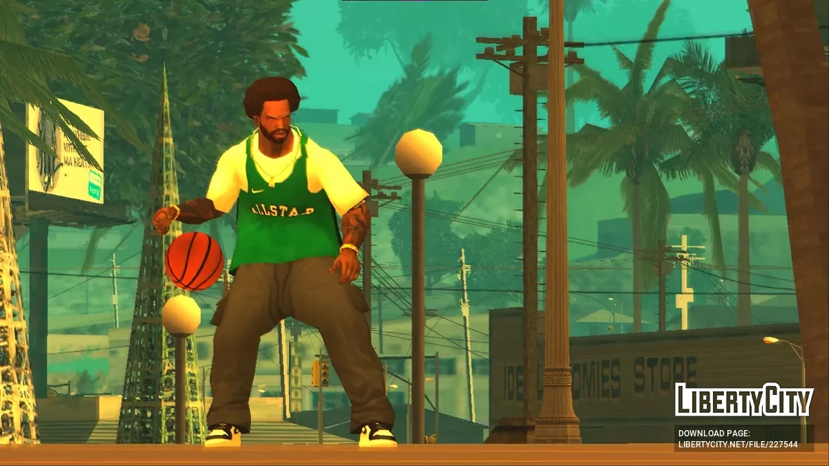 Набор баскетбольных майок с под футболкой для CJ / GTA San Andreas