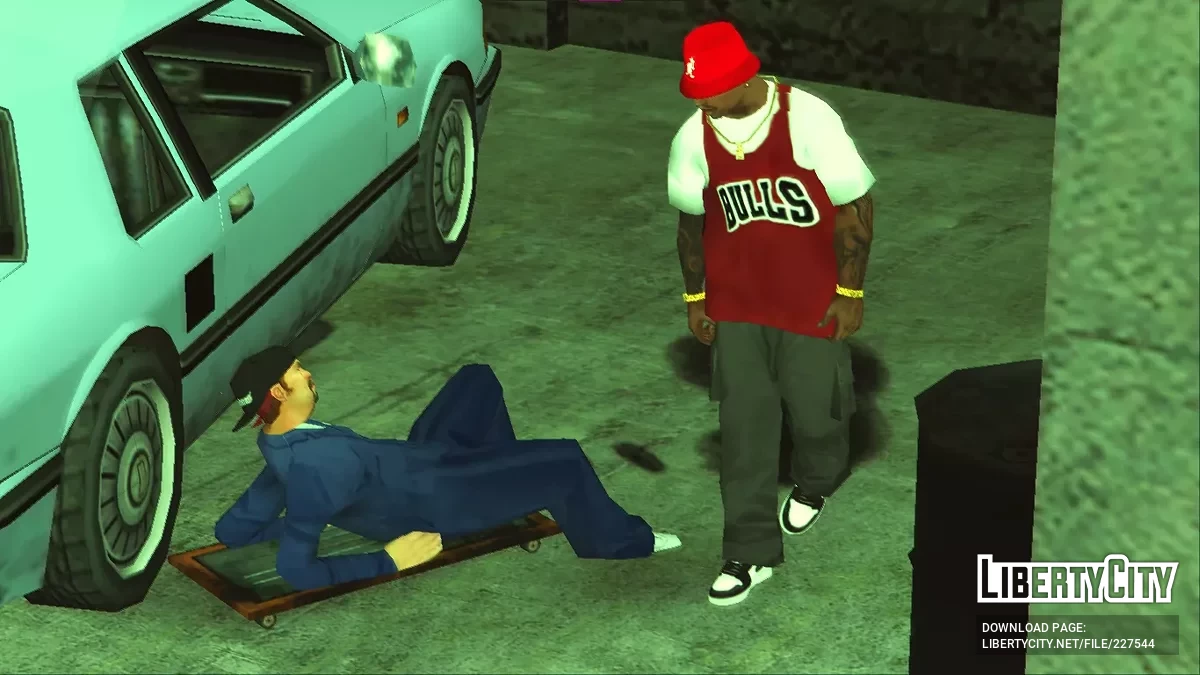Набор баскетбольных майок с под футболкой для CJ / GTA San Andreas
