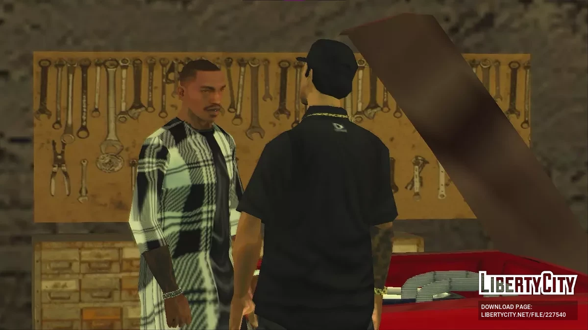 Комплект футболок из Сальвадора для CJ / GTA San Andreas