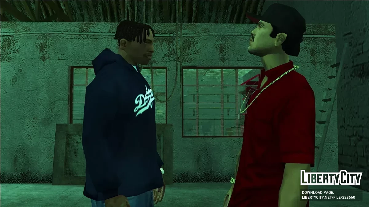 Baggy Dodgers hoody (blue) / GTA San Andreas
