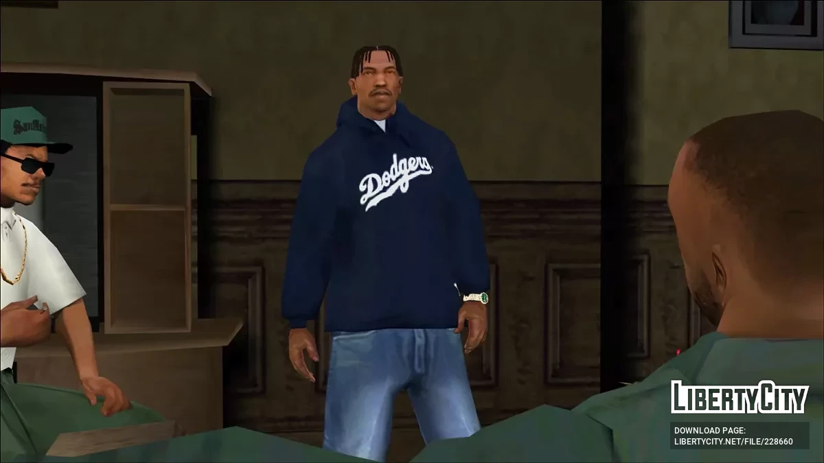 Baggy Dodgers hoody (blue) / GTA San Andreas
