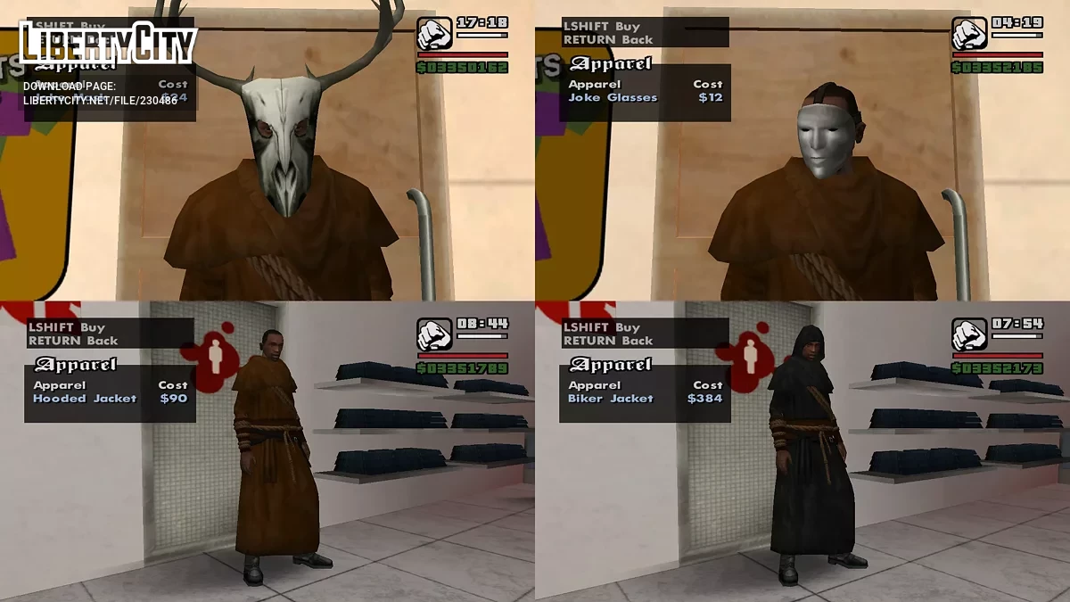 Костюм на Хэллоуин для CJ / GTA San Andreas