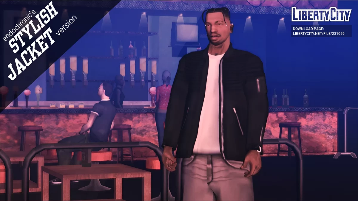 80's Leather Jacket / GTA San Andreas