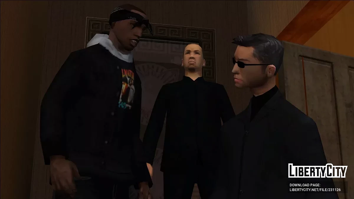 Black Denim Jacket with Hoody / GTA San Andreas