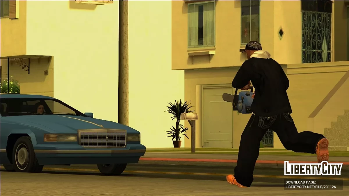 Black Denim Jacket with Hoody / GTA San Andreas